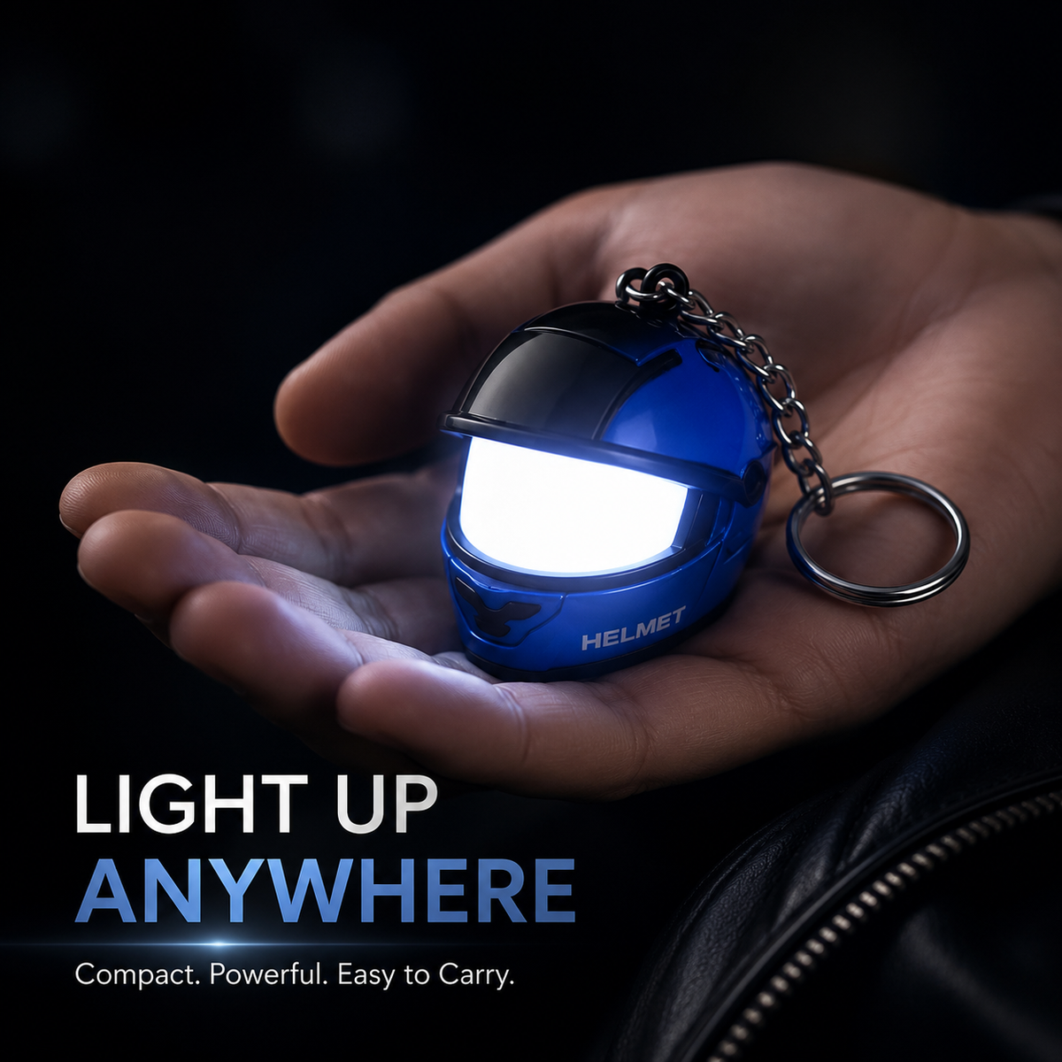 Import LumiHelmet Flashlight Keychain
