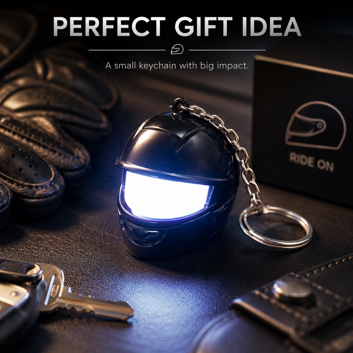 Import LumiHelmet Flashlight Keychain