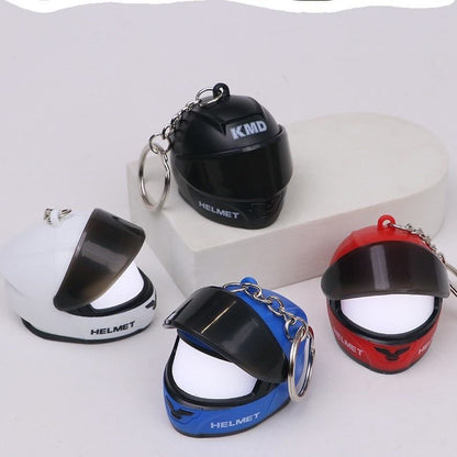 🏍️ Mini Helmet Keychain 🔑✨Import