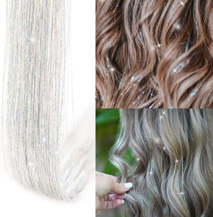 Glitter Hair Tinsel Extensions